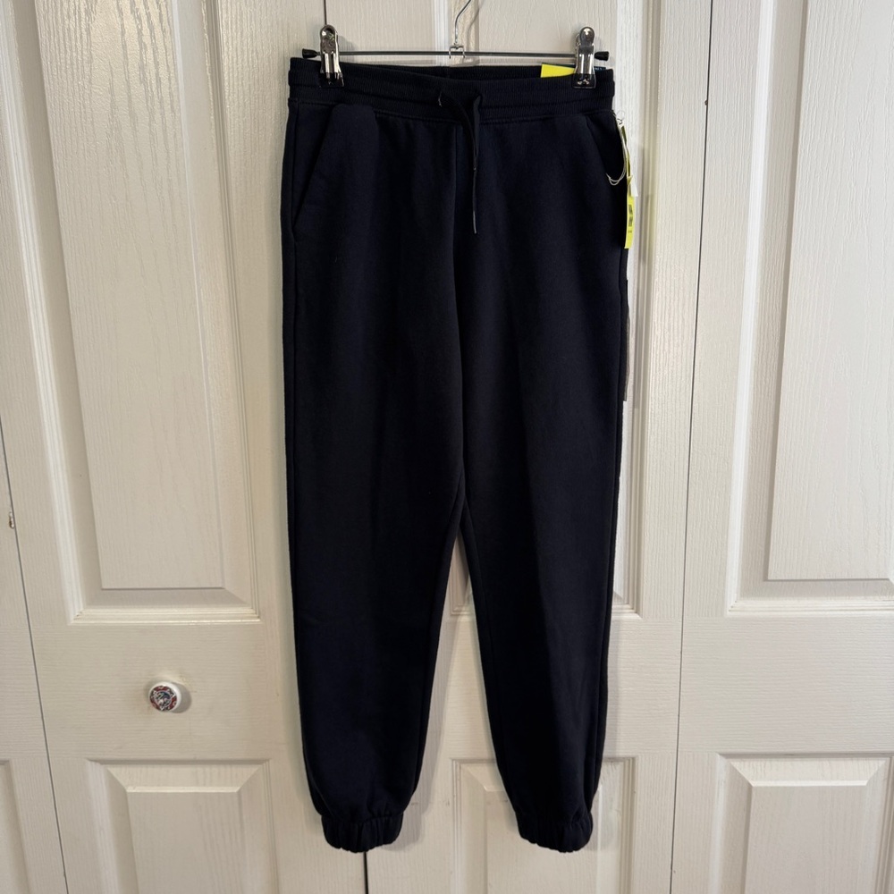 All in Motion black mid rise jogger sweatpants size large‎ 10/12